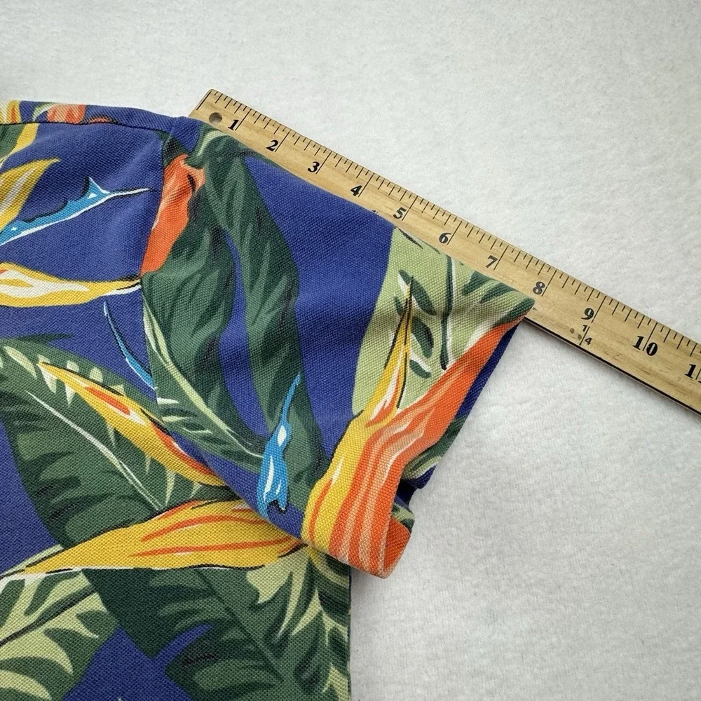 Vintage Polo Ralph Lauren Birds Of Paradise Button‎ Up Shirt XL